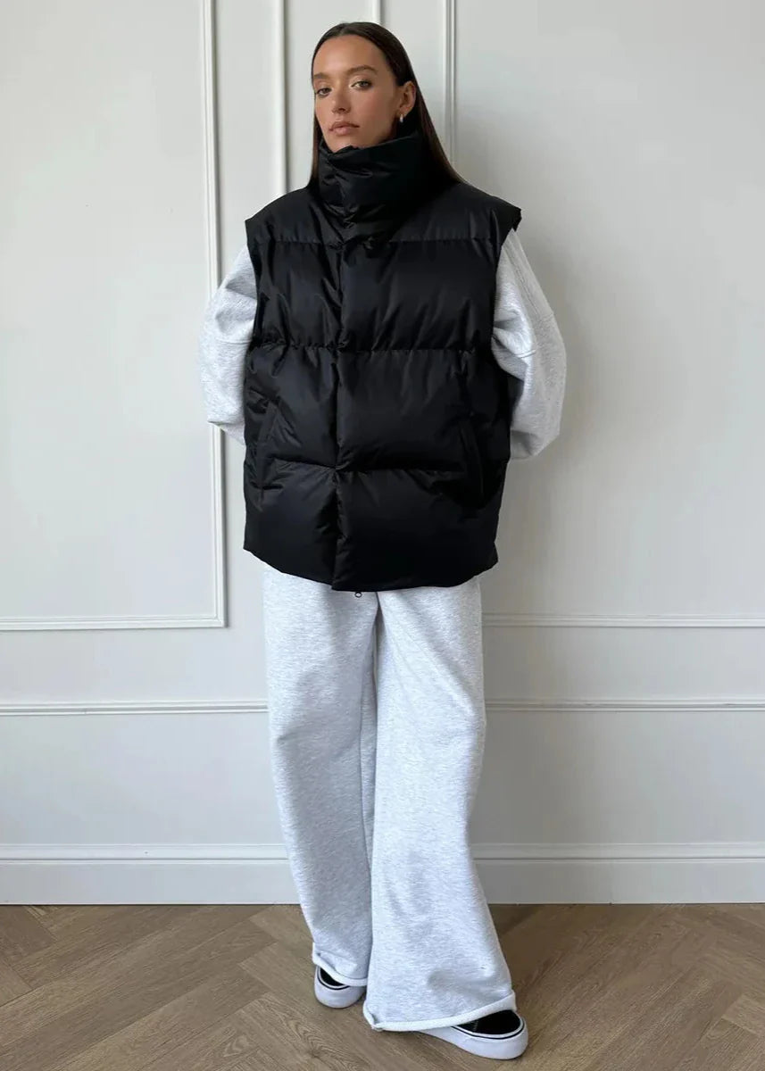 Padded Cotton Vest - European and American Fall/Winter Style