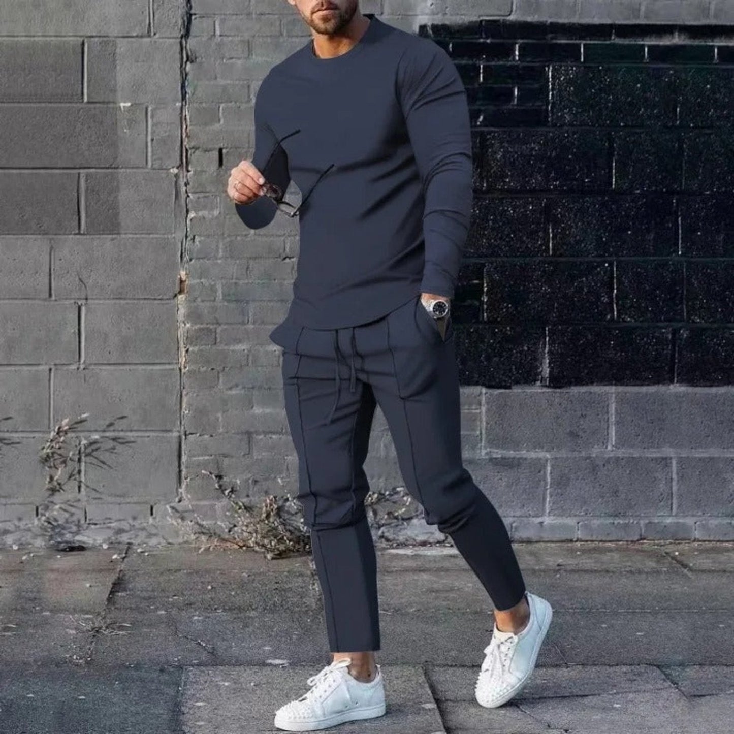 Duncan - Shirt and Pants Set - Sporty - - Ideal for Fall/Winter