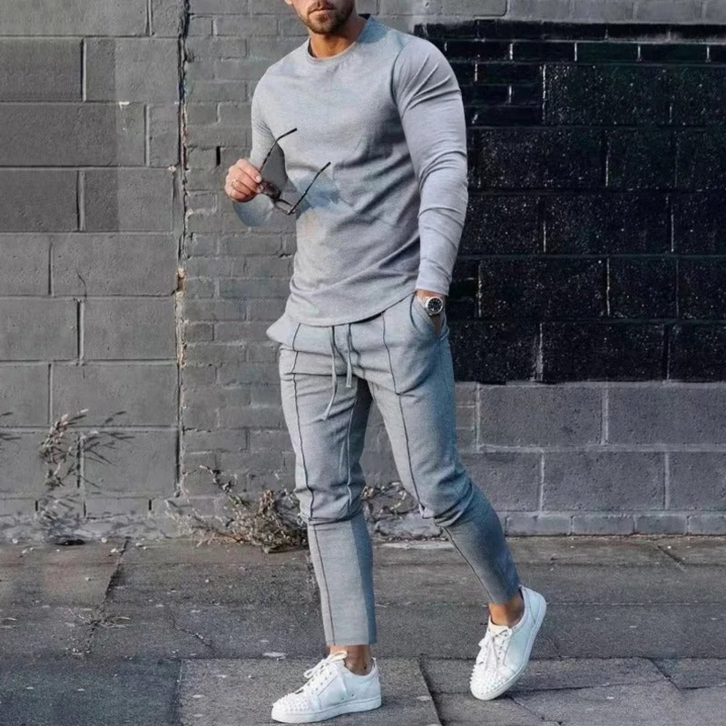 Duncan - Shirt and Pants Set - Sporty - - Ideal for Fall/Winter