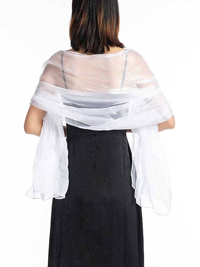 Shawls & Wraps Wedding Party Special Occasion Camel Silver Red Scarf Pure Color / Spring / Summer / Fall / Winter / Polyester for Women