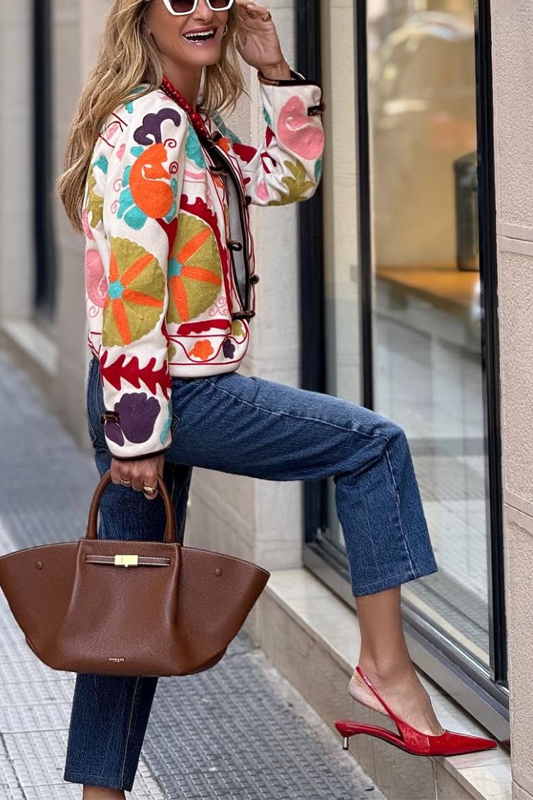 Chaqueta bordada Cayetana