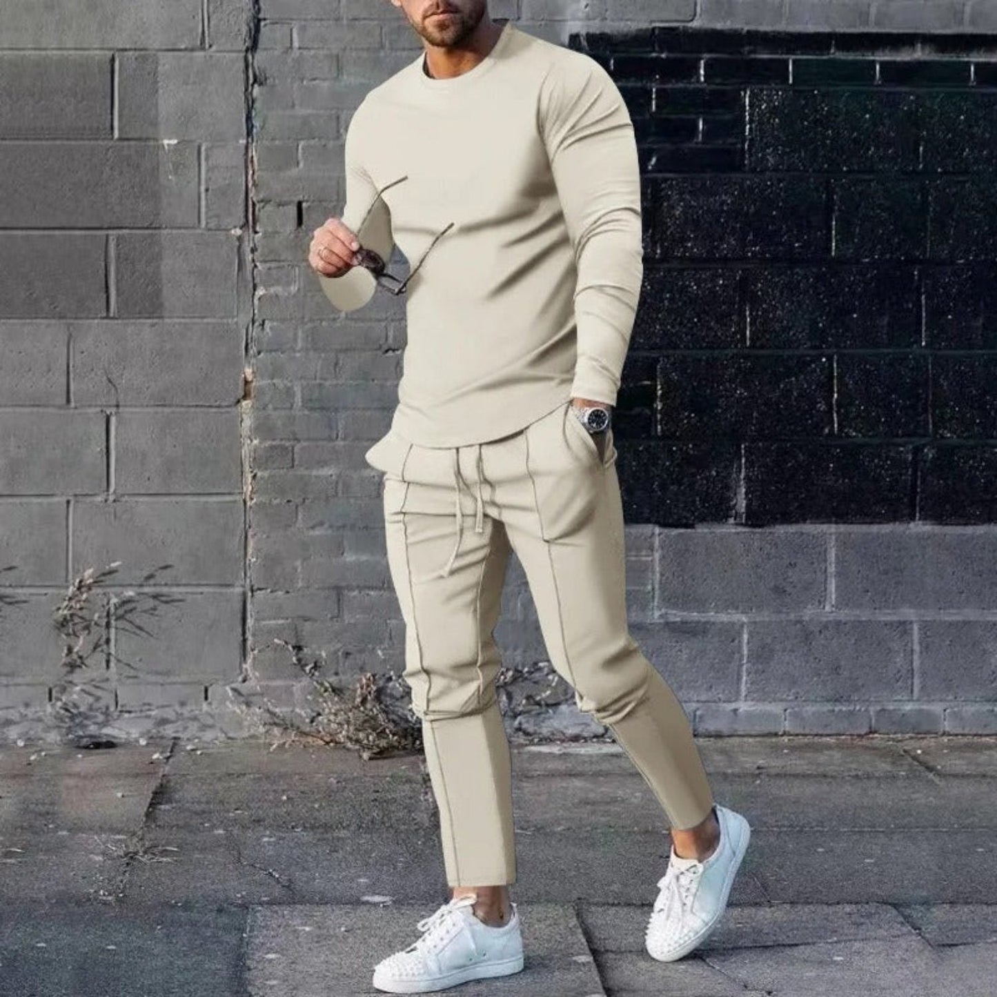 Duncan - Shirt and Pants Set - Sporty - - Ideal for Fall/Winter