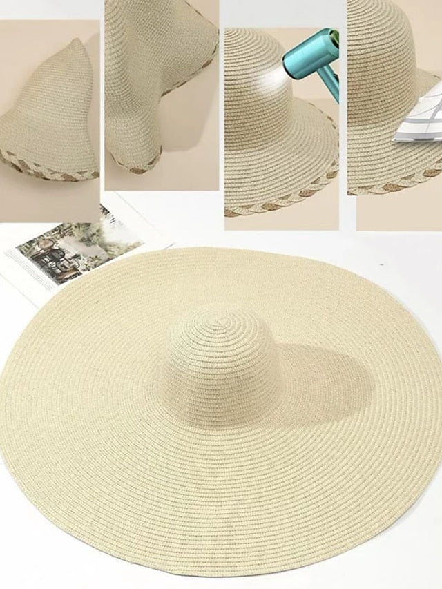 Sun Hat Straw Hat Straw Boho Beach for Women