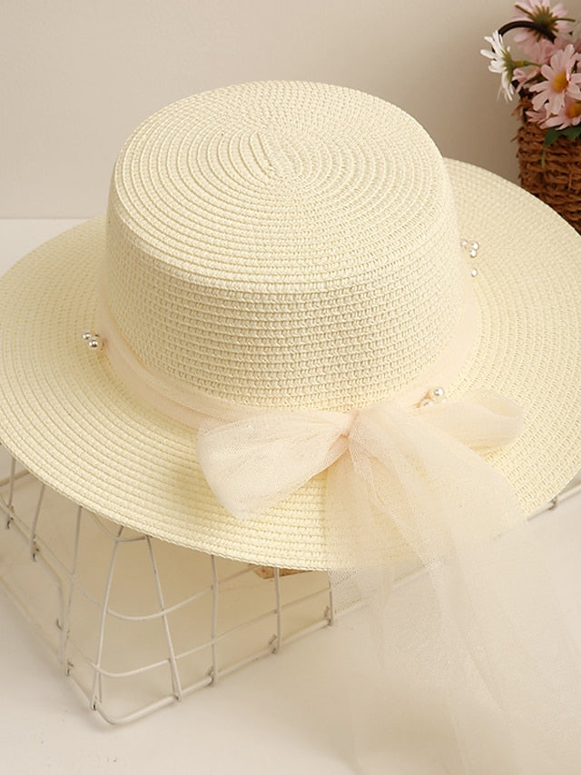 Sun Hat Holiday Straw Casual Beach Sunscreen Breathability Outdoor 1 pcs for Women