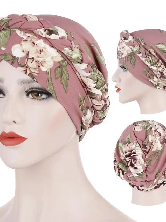 Cotton Print Muslim Turban Scarf For Women Islamic Inner Hijab Caps Arab Wrap Head Scarves Femme Musulman Turbante Mujer for Women
