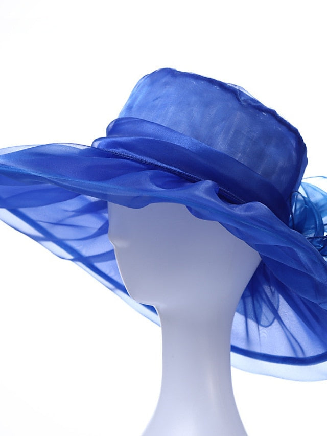 Hat Bucket Hat Sun Hat Black Blue Purple Party Outdoor Dailywear Floral Floral Portable Windproof Comfort for Women
