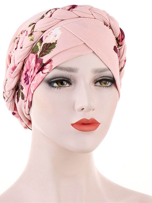 Cotton Print Muslim Turban Scarf For Women Islamic Inner Hijab Caps Arab Wrap Head Scarves Femme Musulman Turbante Mujer for Women