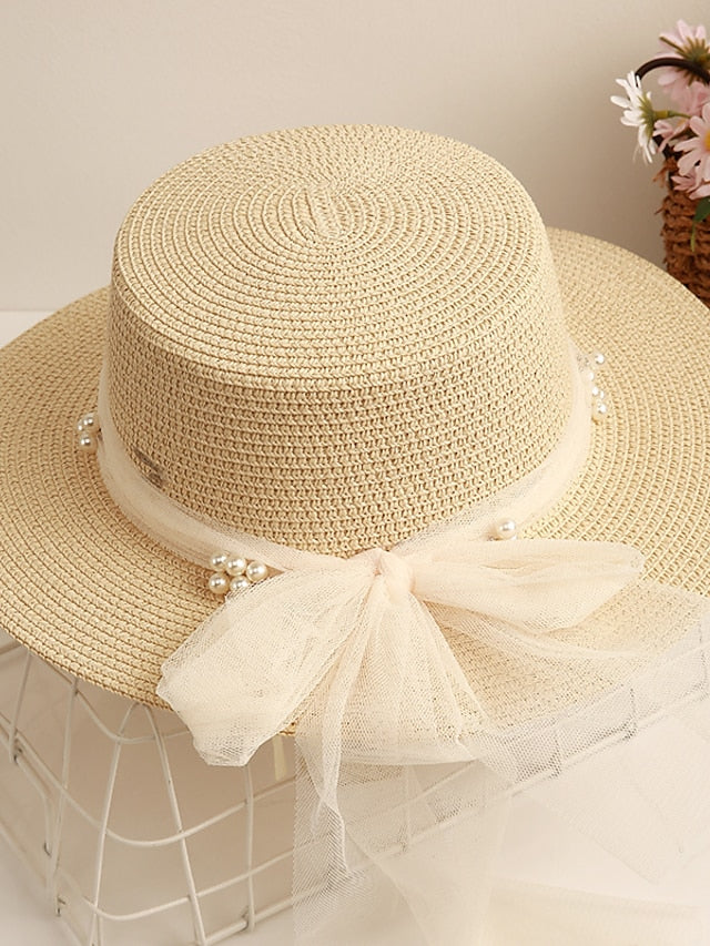 Sun Hat Holiday Straw Casual Beach Sunscreen Breathability Outdoor 1 pcs for Women