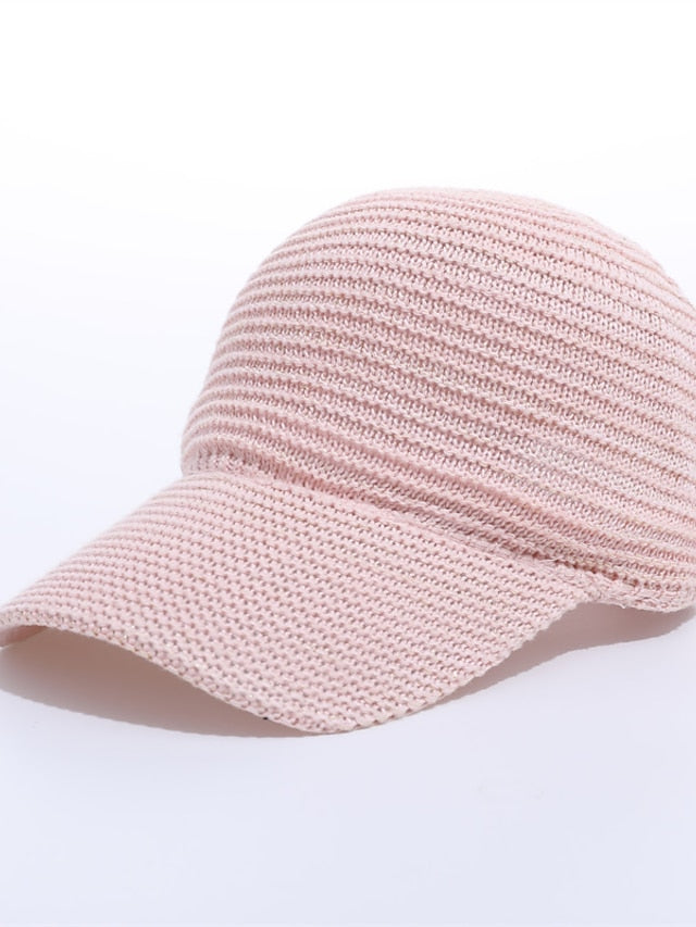Simple Sun Hat Fishing Cap Adjustable Hip Hop Style Baseball Cap Sun Hat for Women