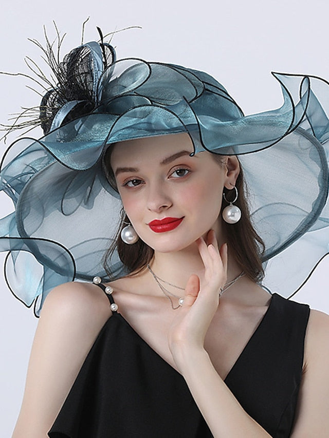 Hat Bucket Hat Sun Hat Green Black Blue Party Outdoor Dailywear Floral Floral Portable Windproof Comfort for Women