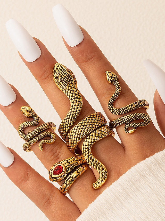 Rings Vintage Outdoor Snake Ring for Women