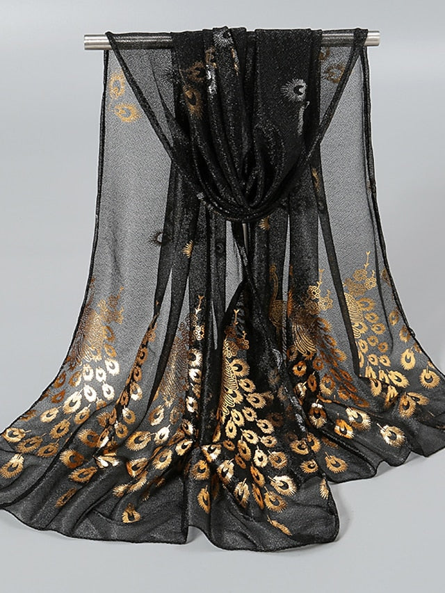 Shawl Daily Holiday Polyester Casual Formal Sunscreen Decoration 1 PC for Women