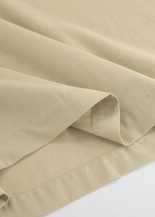 Sahara Backless Halter Maxi Dress – Cotton & Linen Blend