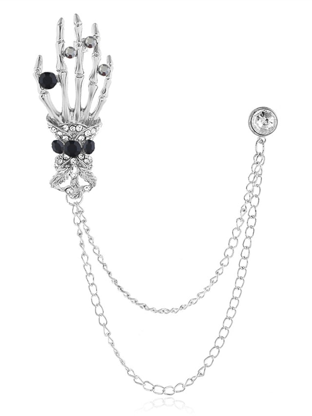 Brooches Vintage Halloween Skull Brooch for Women