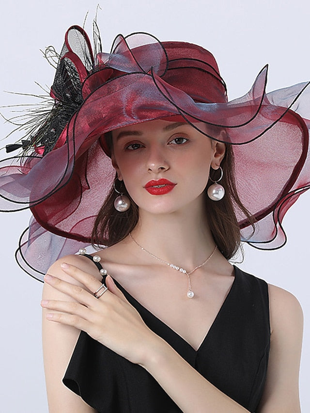 Hat Bucket Hat Sun Hat Green Black Blue Party Outdoor Dailywear Floral Floral Portable Windproof Comfort for Women