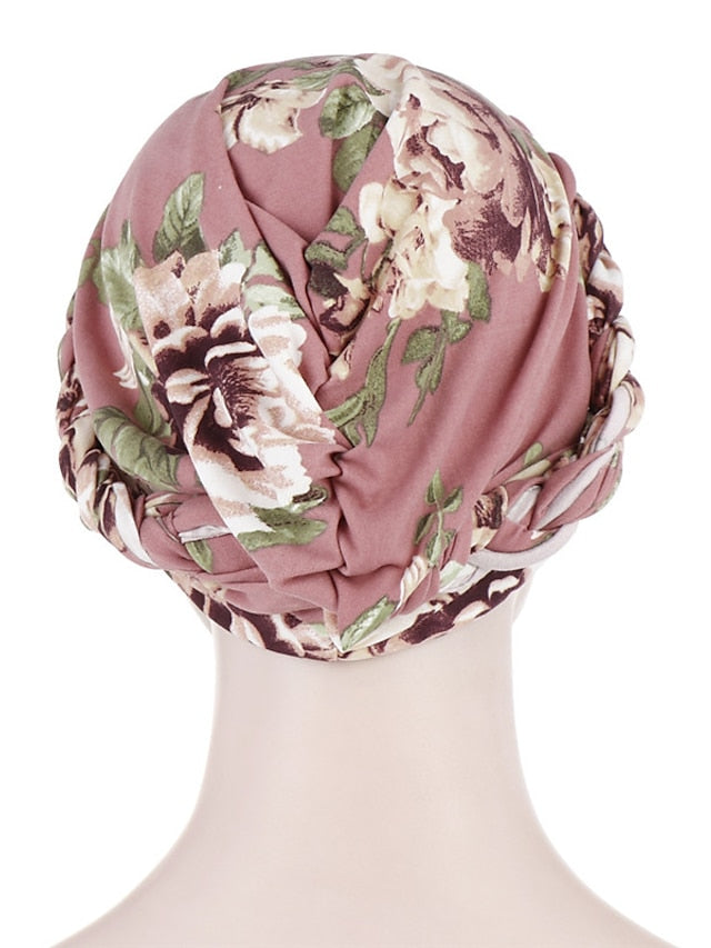 Cotton Print Muslim Turban Scarf For Women Islamic Inner Hijab Caps Arab Wrap Head Scarves Femme Musulman Turbante Mujer for Women