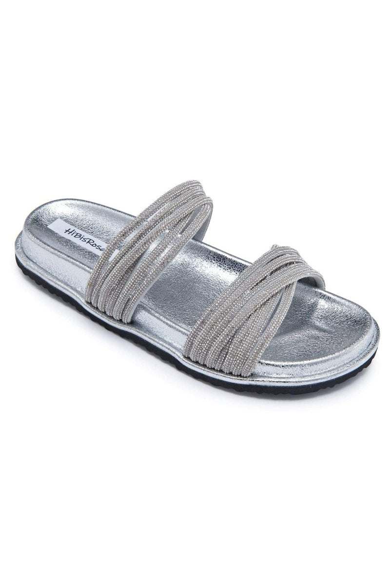 Sandalias Wanda adornadas con diamantes de imitación
