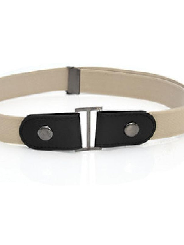lazy belt unisex all-match elastic jeans seamless invisible belt for Women