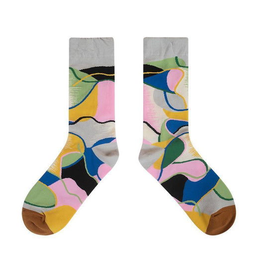 Calcetines creativos de colores
