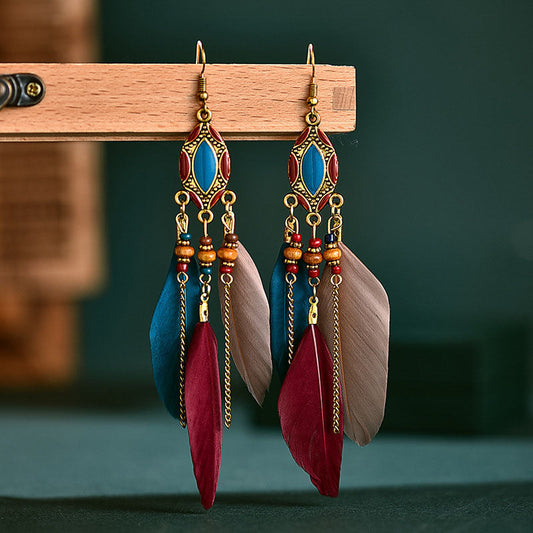 Accesorios de aretes bohemios de moda (7 colores)