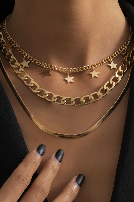 Collares de patchwork lisos de moda y simplicidad