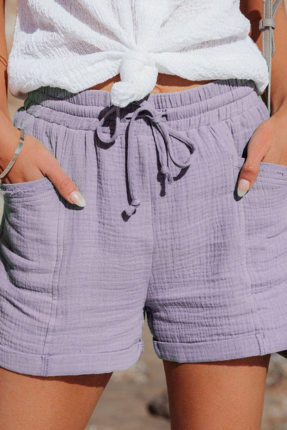 Pantalones casuales lisos, sueltos, de cintura alta y pierna ancha (5 colores)