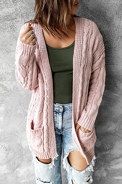 Tops casuales con bolsillos laterales divididos
