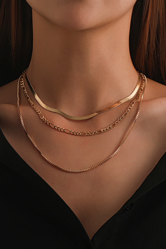 Collares de cadena con patchwork sexy de moda