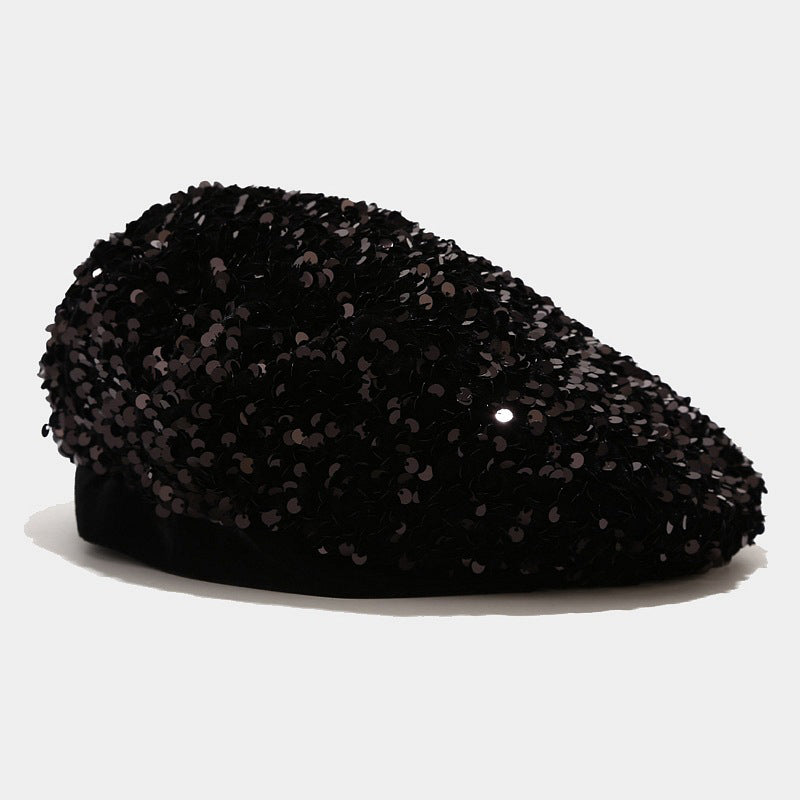 Sombrero dulce de lentejuelas con patchwork