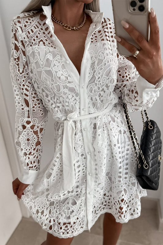 Vestidos sexis elegantes de corte A con cuello vuelto, ahuecados y sólidos