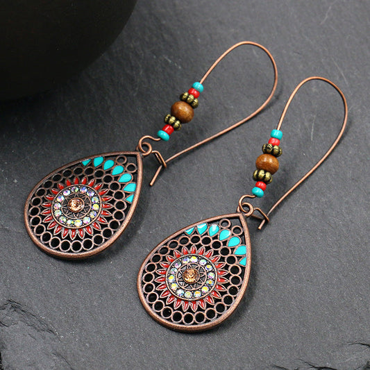 Pendientes colgantes de viento étnicos bohemios