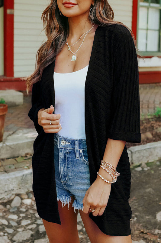 Tops casuales con cuello de bufanda sólido