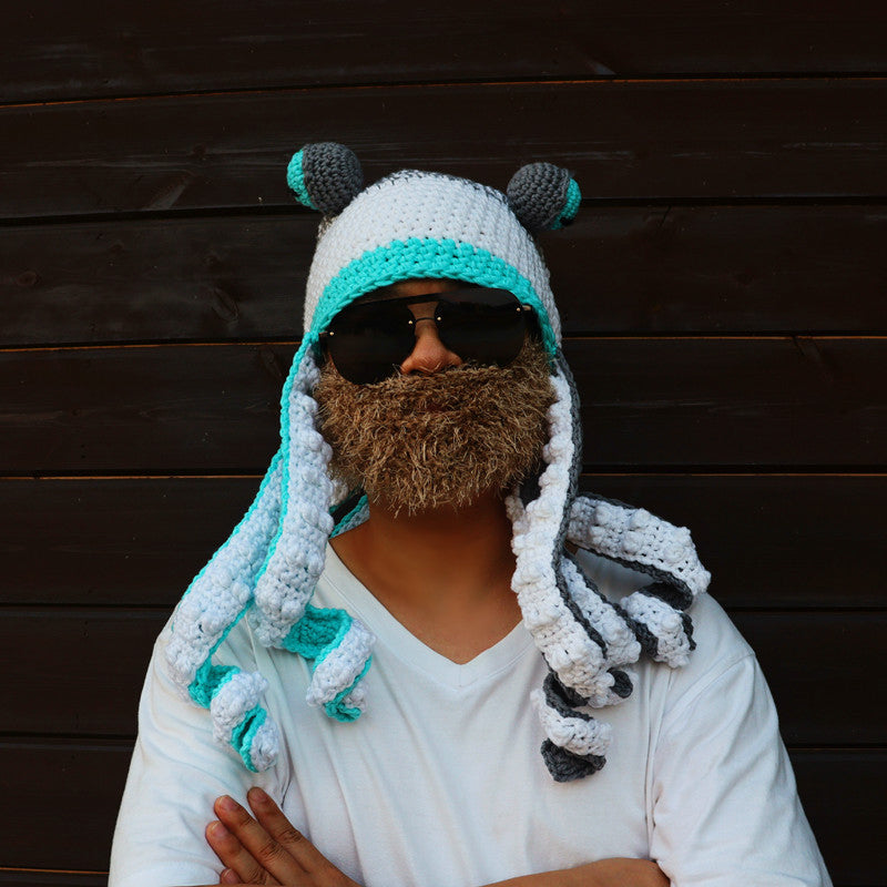 Gorros de punto de pulpo