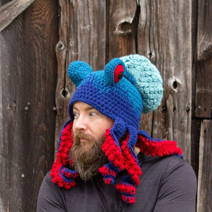 Gorros de punto de pulpo