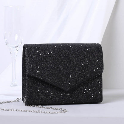 Bolsos casuales de uso diario con cadenas y parches sólidos