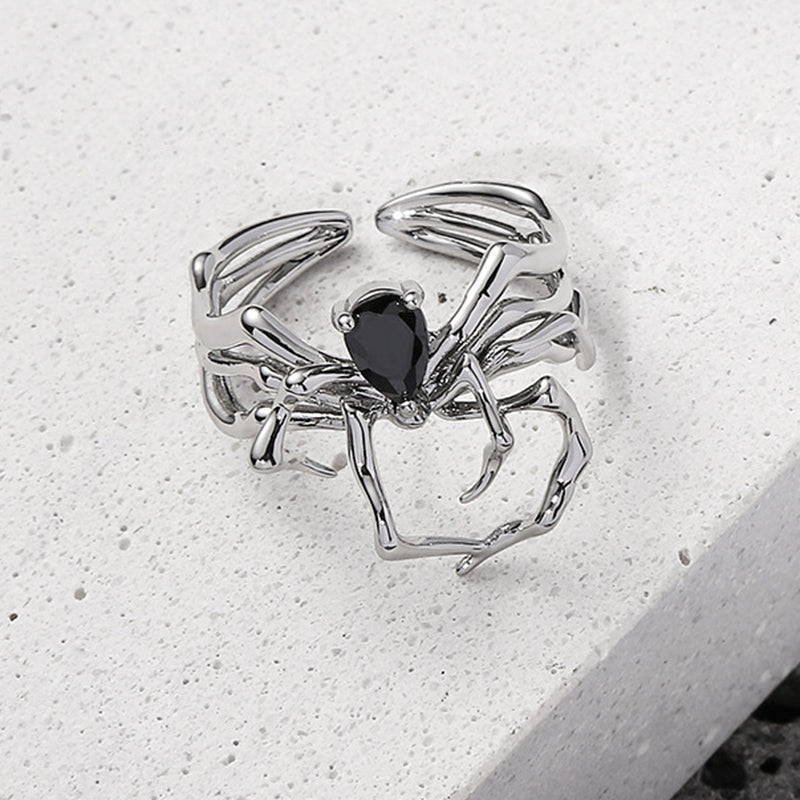 ANILLO DE ARAÑA ÚNICO PUNK