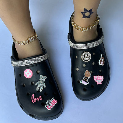 Zapatos casuales, cómodos y redondos de patchwork para uso diario