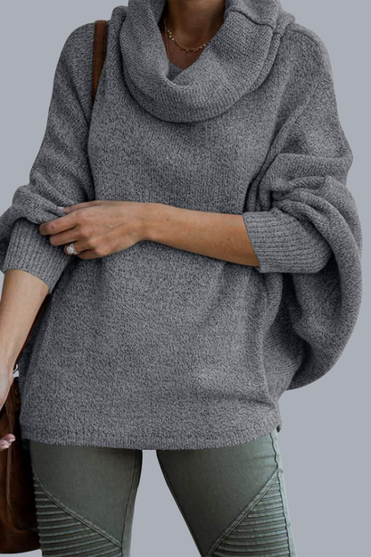 Suéteres casuales de cuello y bufanda con bolsillo para uso diario (6 colores)