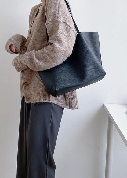 Simple-Leather-Tote-Bag