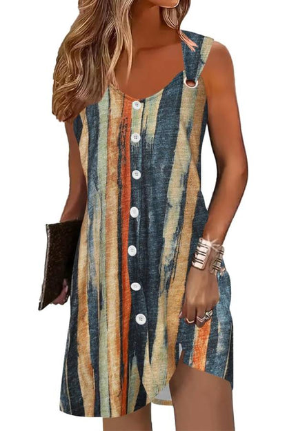 Vestido sin mangas de verano para mujer 