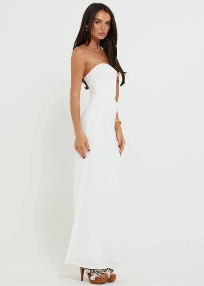 Isla Midnight - Strapless Cut-Out Maxi Dress