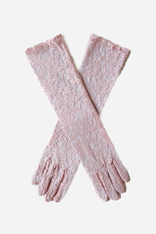 Guantes de encaje de 40 cm 