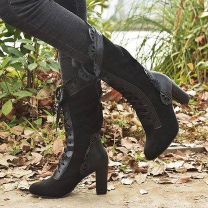 Casual Suede Cowboy Ankle Boots with Heel for Women | Great for Casual Days
