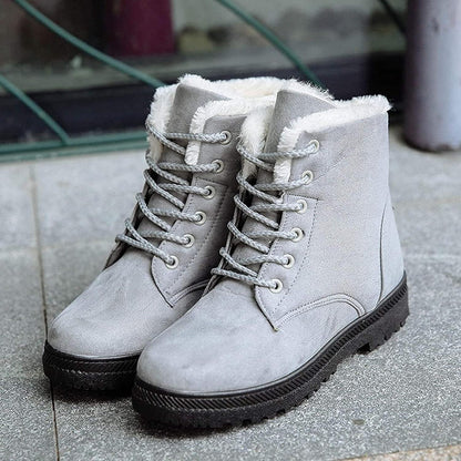 Casual Suede Winter Ankle Boots with and Heel for Women | Ideal for Winter