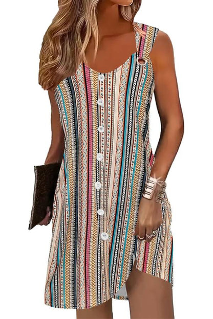 Vestido sin mangas de verano para mujer 