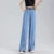 Pantalones vaqueros de lyocell, pantalones largos de pierna ancha para mujer, rectos, sueltos, de cintura alta, deportivos, casuales, pantalones de oficina para mujer, ropa de trabajo fina para mujer