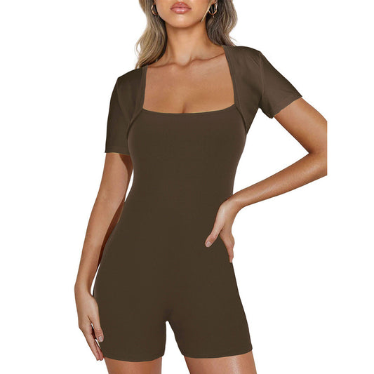 Mono ajustado de color liso para mujer, deportivo, de yoga