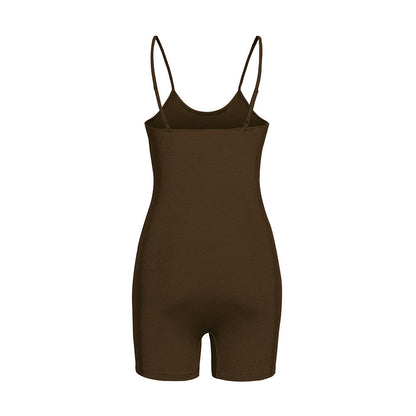 Mono ajustado con tirantes ajustables para mujer, pantalones deportivos de yoga