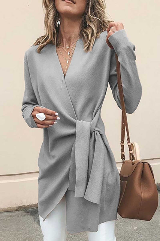 Cárdigan holgado liso de moda (4 colores)