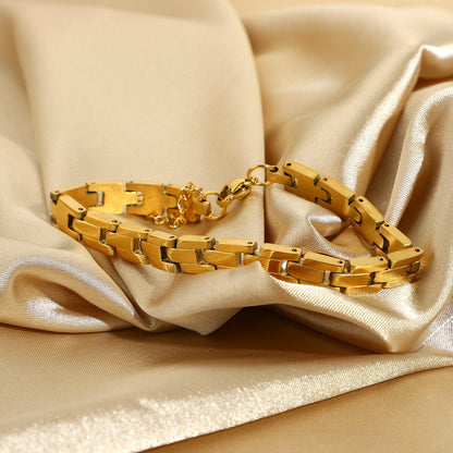 Zari Link Gold Bracelet
